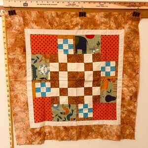 African themed tapestry or pillow size quilt tops patchwork